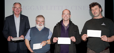 Cheque presentations Sunday 30th October 2011