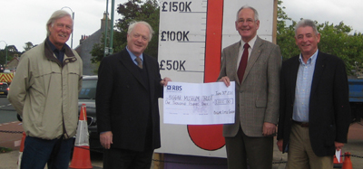 Cheque presentation Friday 1st July 2011